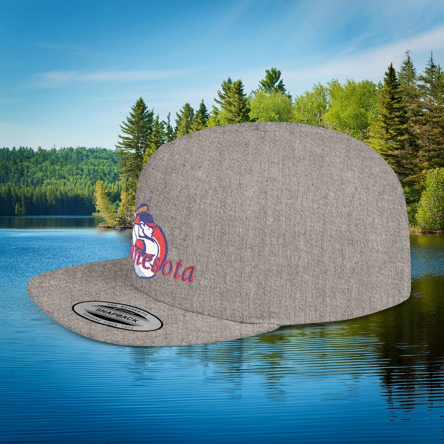 Minnesota Baseball Flat Bill Snapback