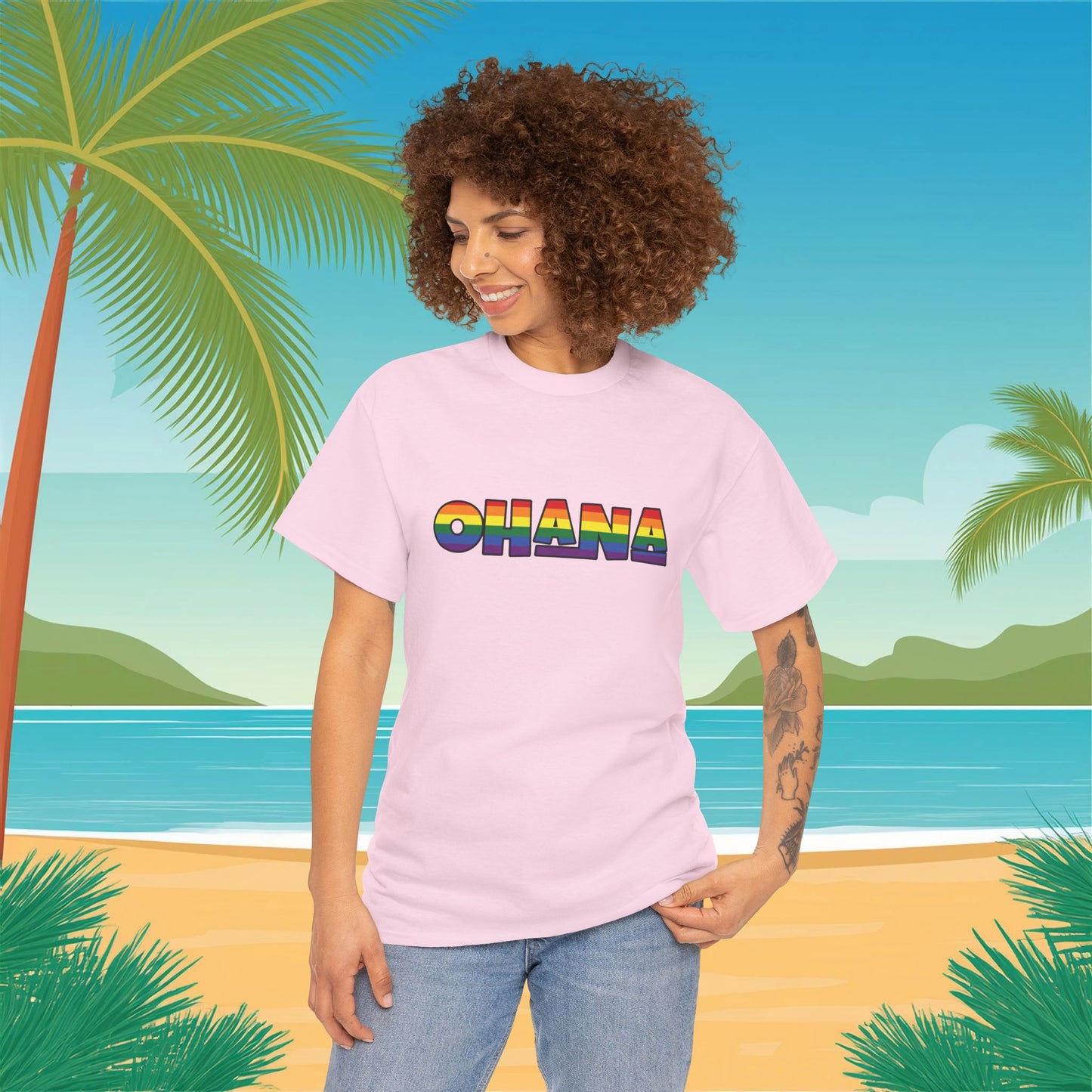Rainbow Ohana Tee