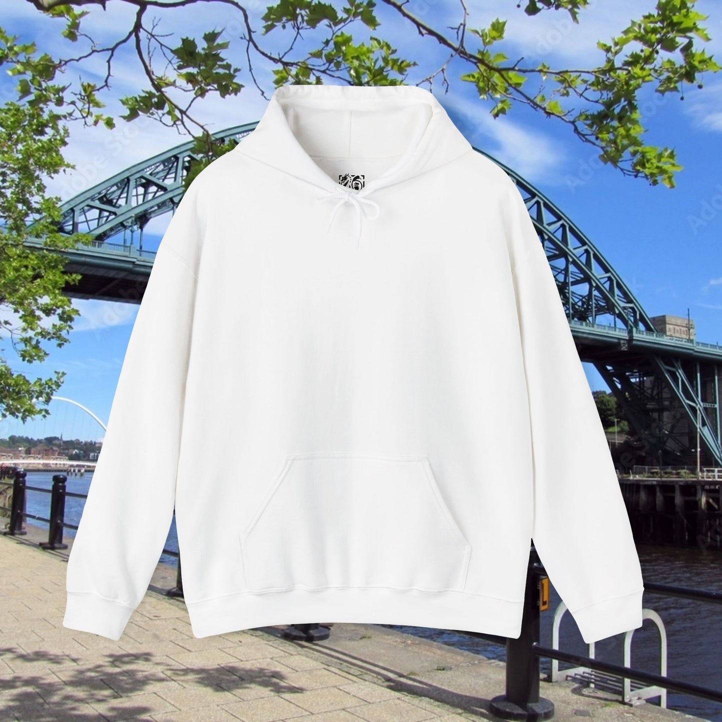 Newcastle United Howay The Lasses B&W (Twin Mags) Hoodie