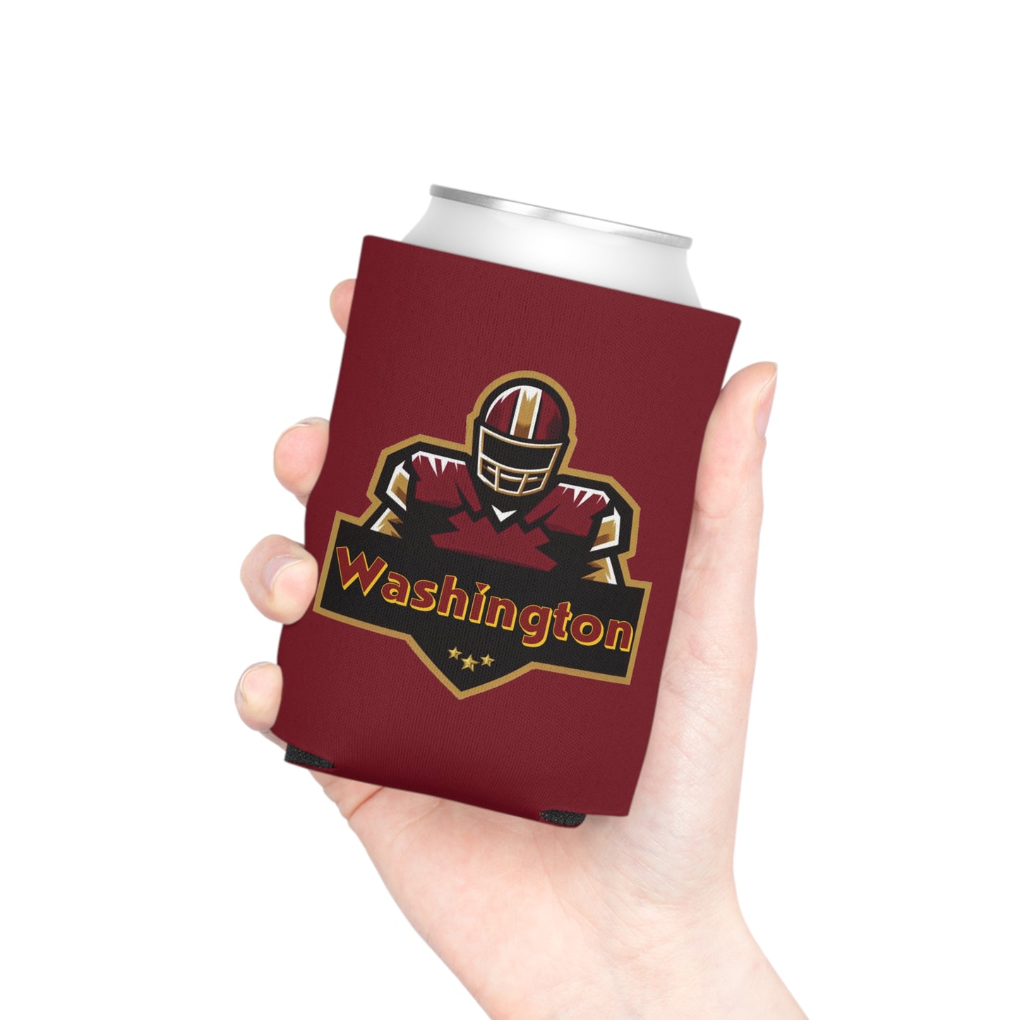 Washington Football Player Logo Can Cooler