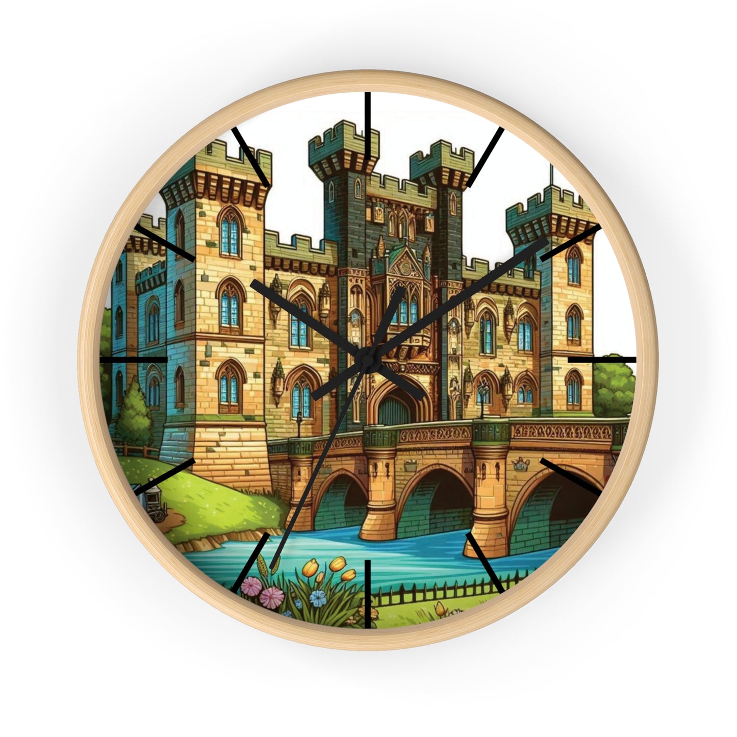 Castle Wall Clock