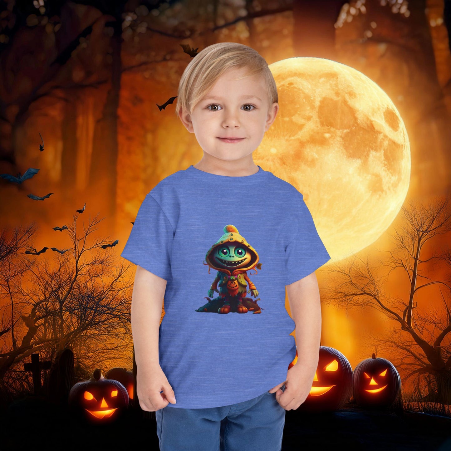 Trick or Treat Monster Toddler Tee