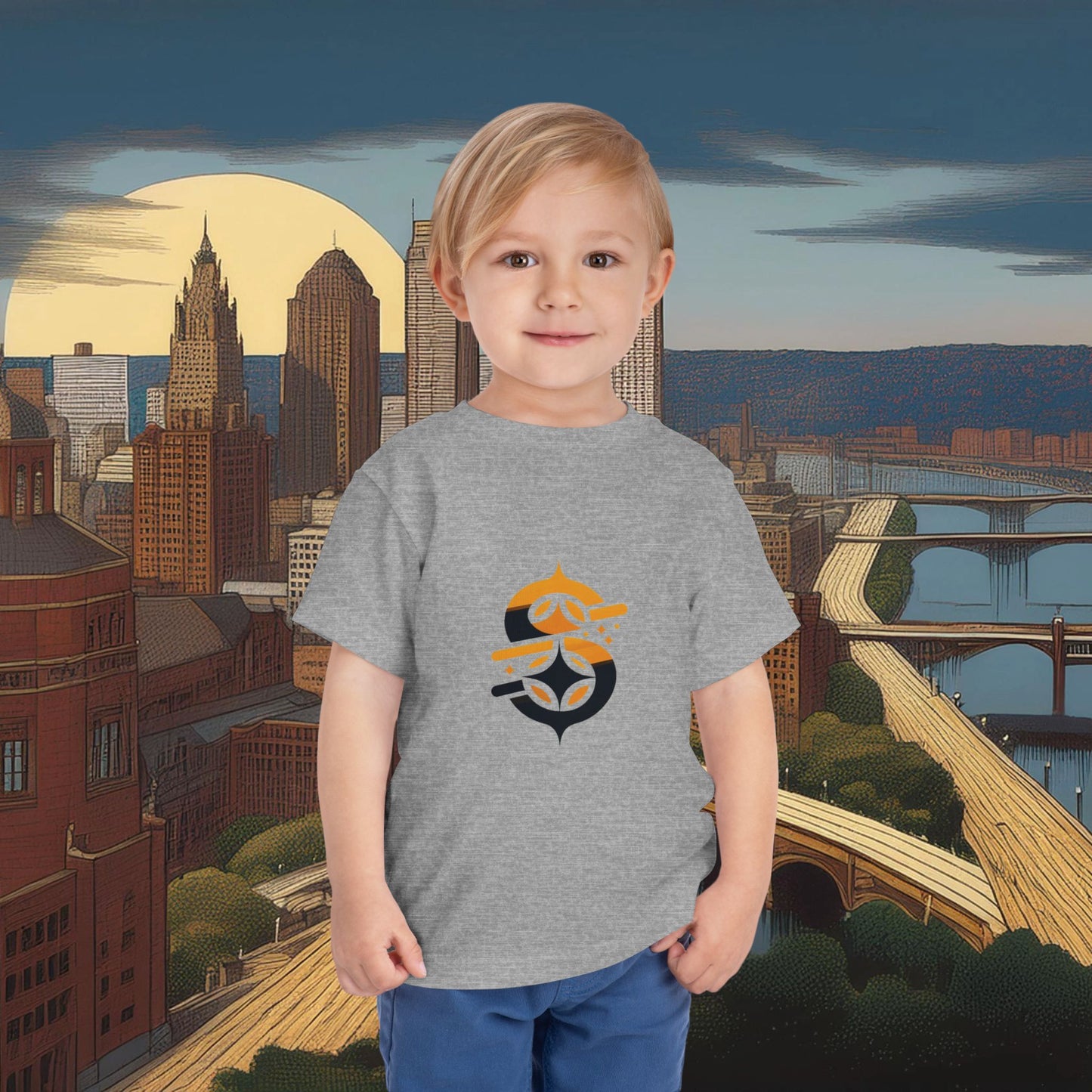 Pittsburgh Football Logo Toddler Tee