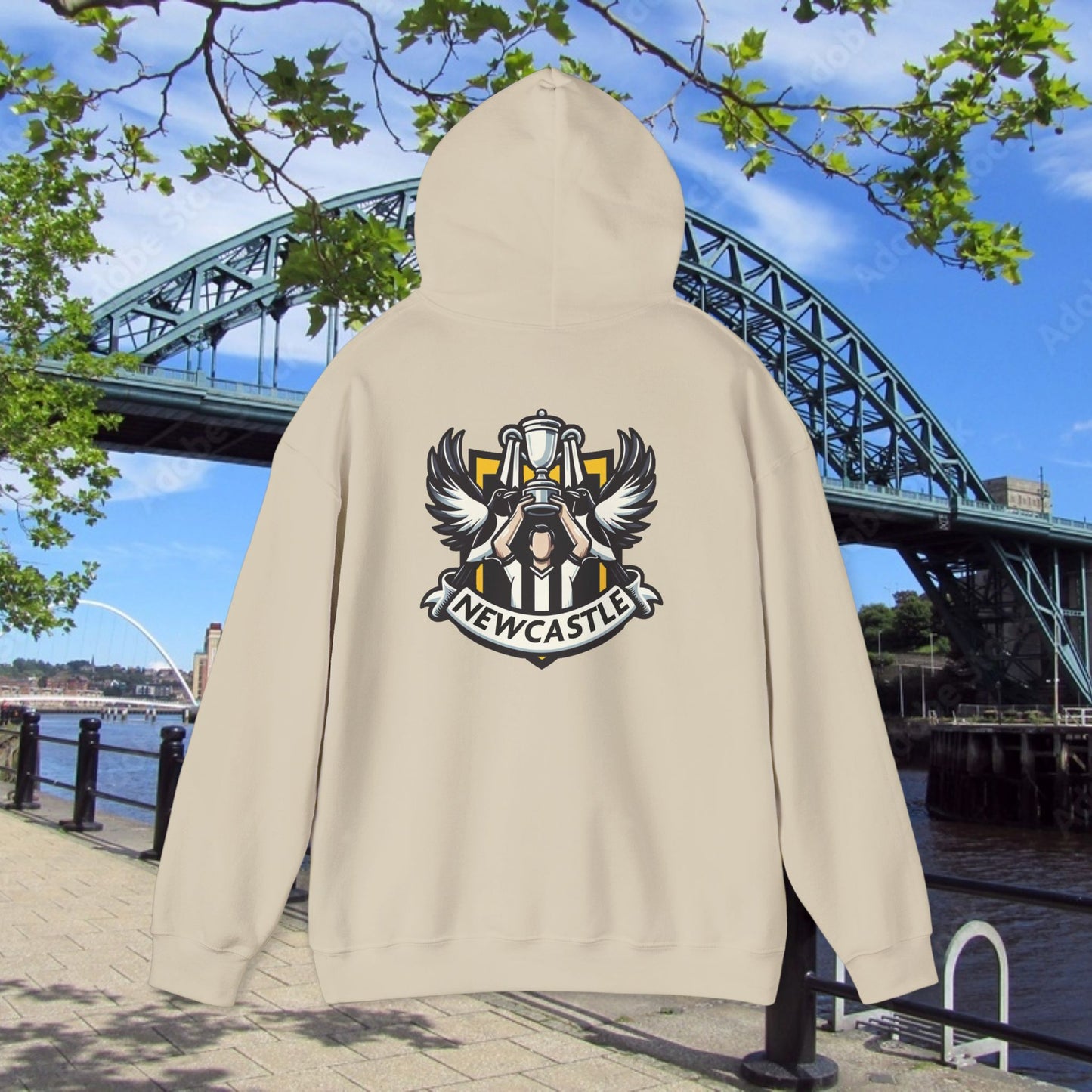 Newcastle Cup Champions Crest Hoodie