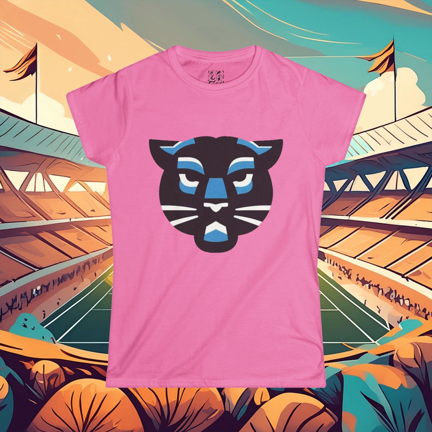 Panther Logo Women's Softstyle Tee