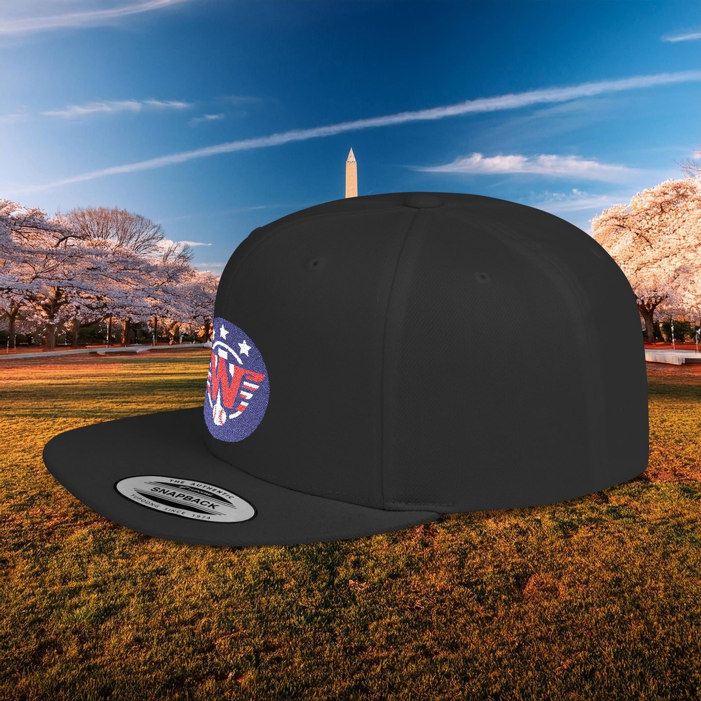 Nats Logo Flat Bill Snapback
