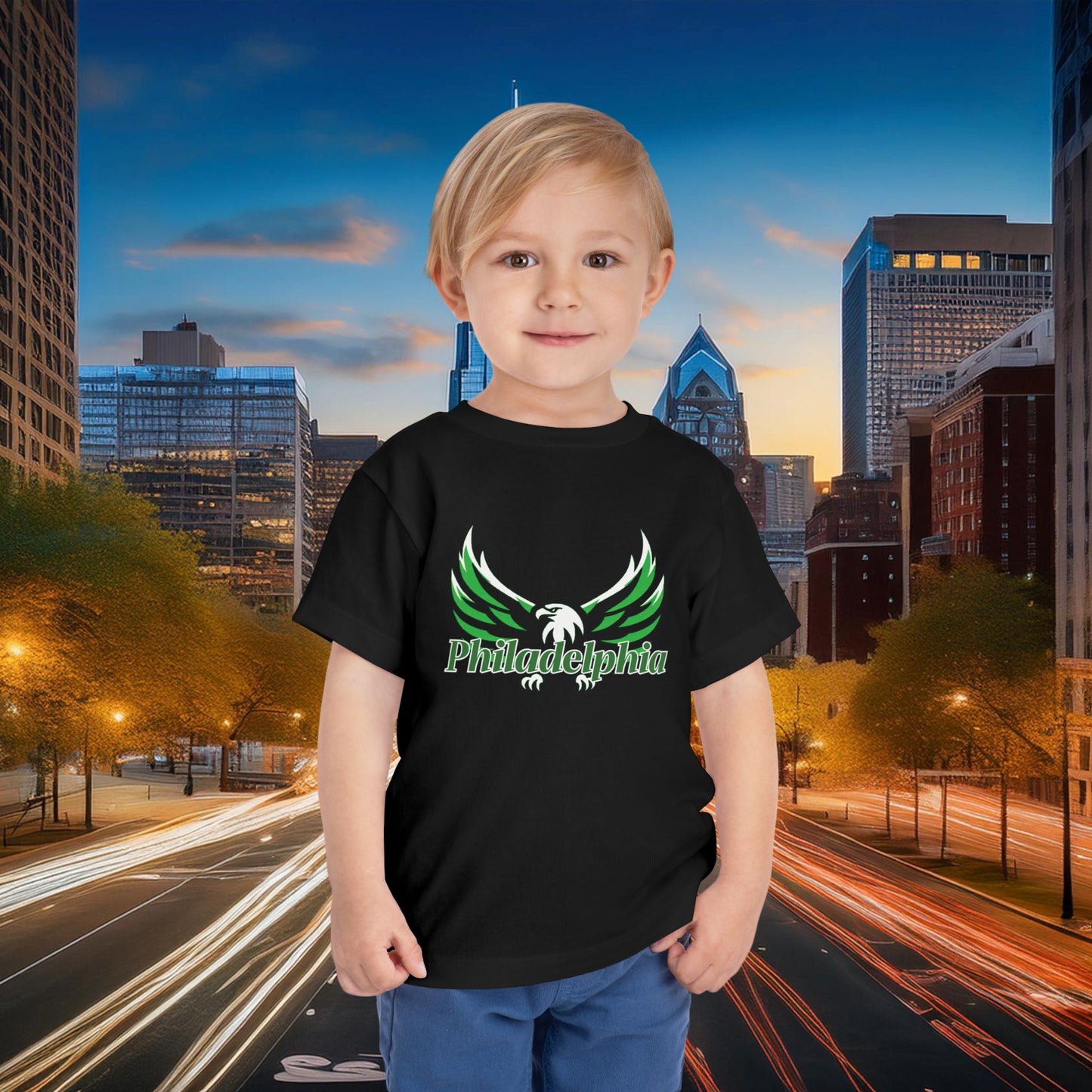 Philadelphia Eagle Logo Toddler Tee