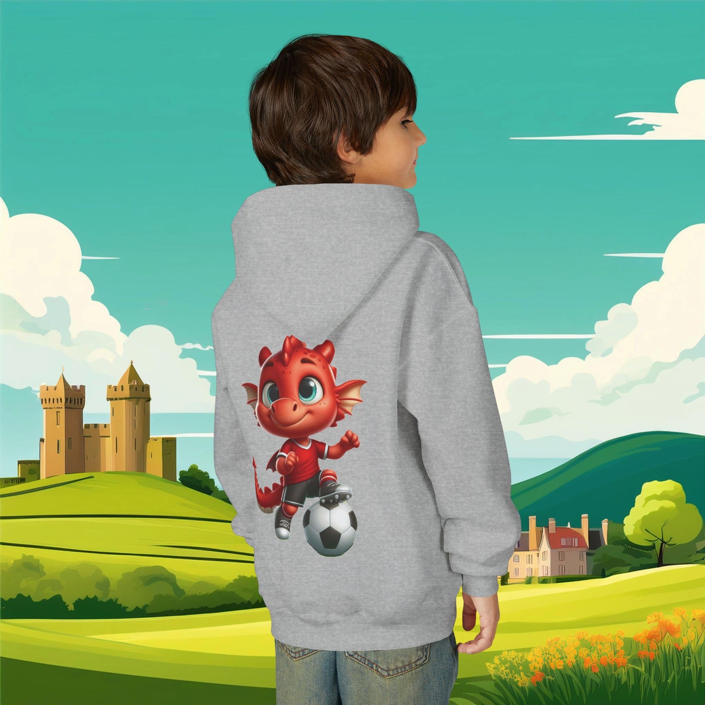 Wrexham Little Red Dragon Youth Hoodie