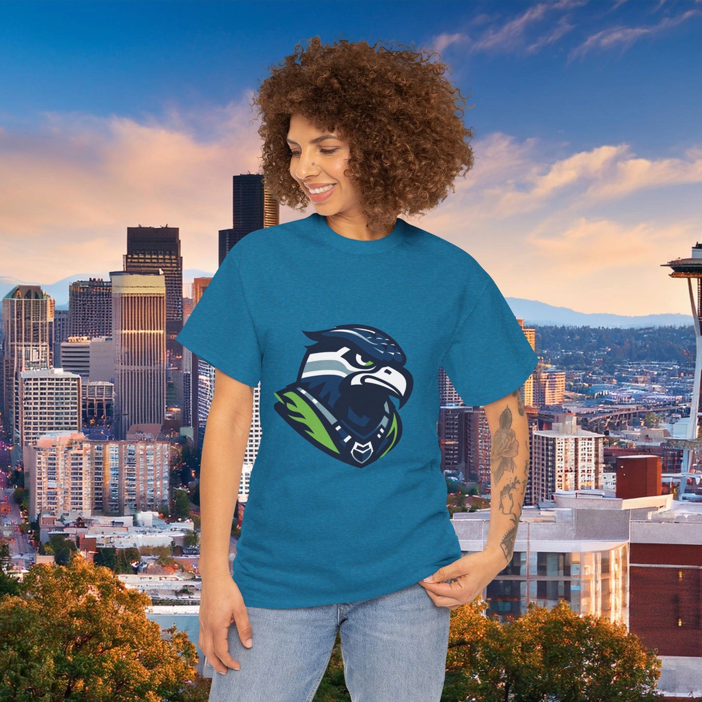 Seattle Football Crest Tee