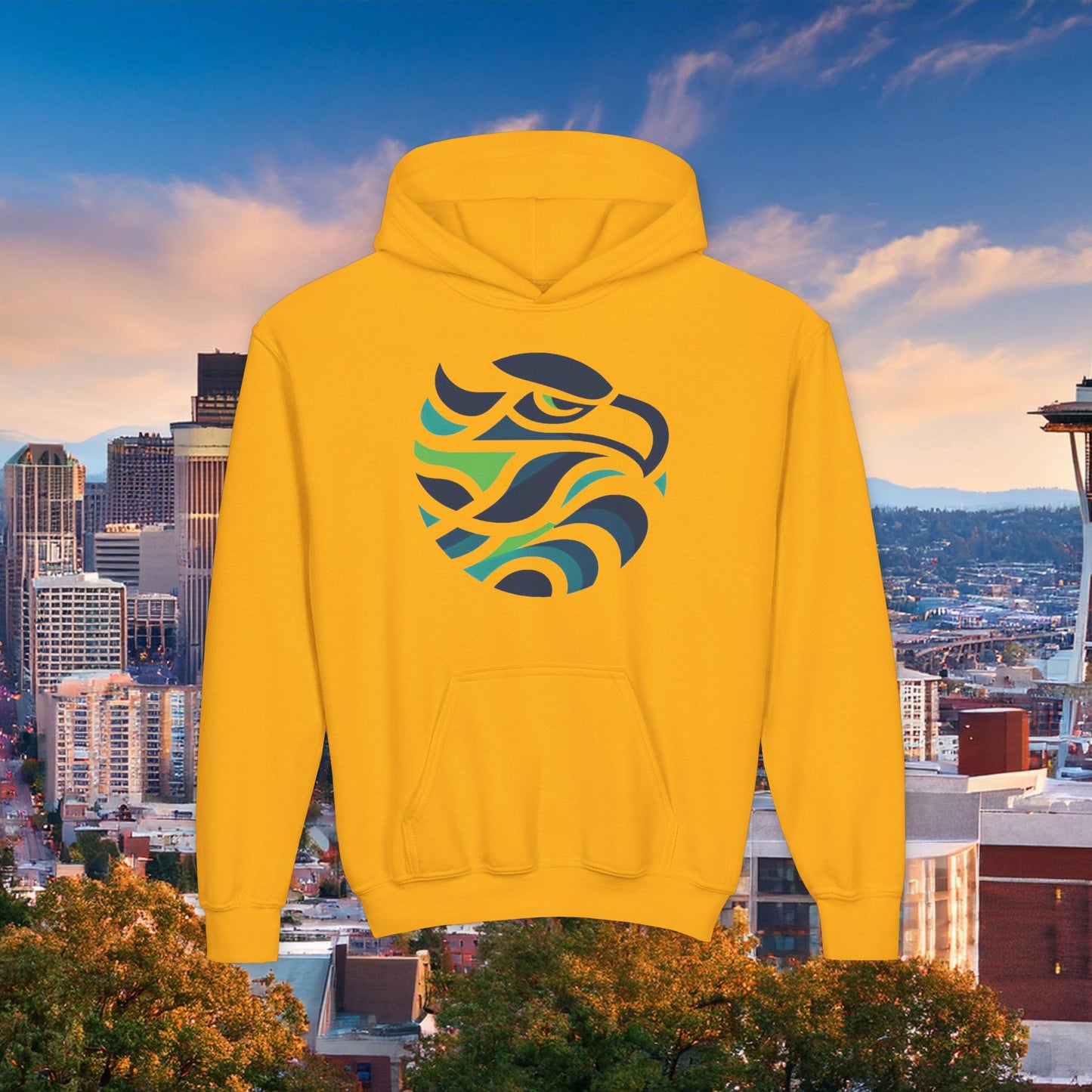 Seattle Football Logo Youth Hoodie