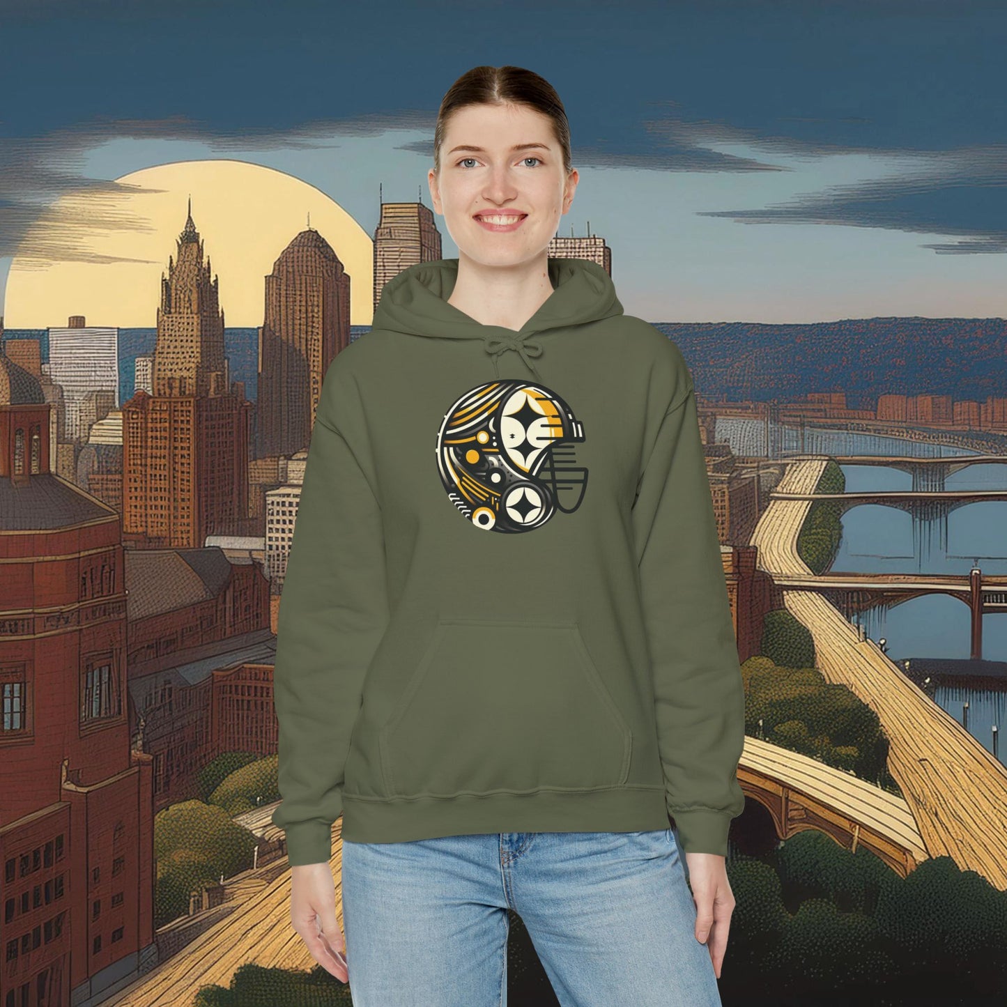 Pittsburgh Football Crest Hoodie