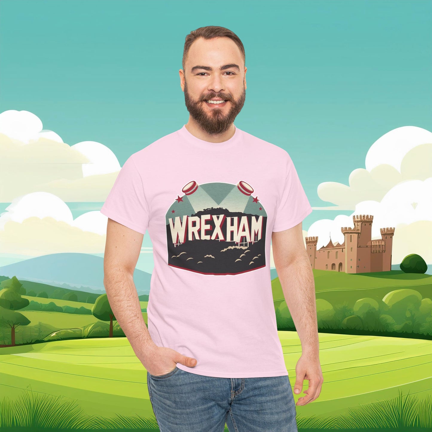 Wrexham Hollywood Sign Tee