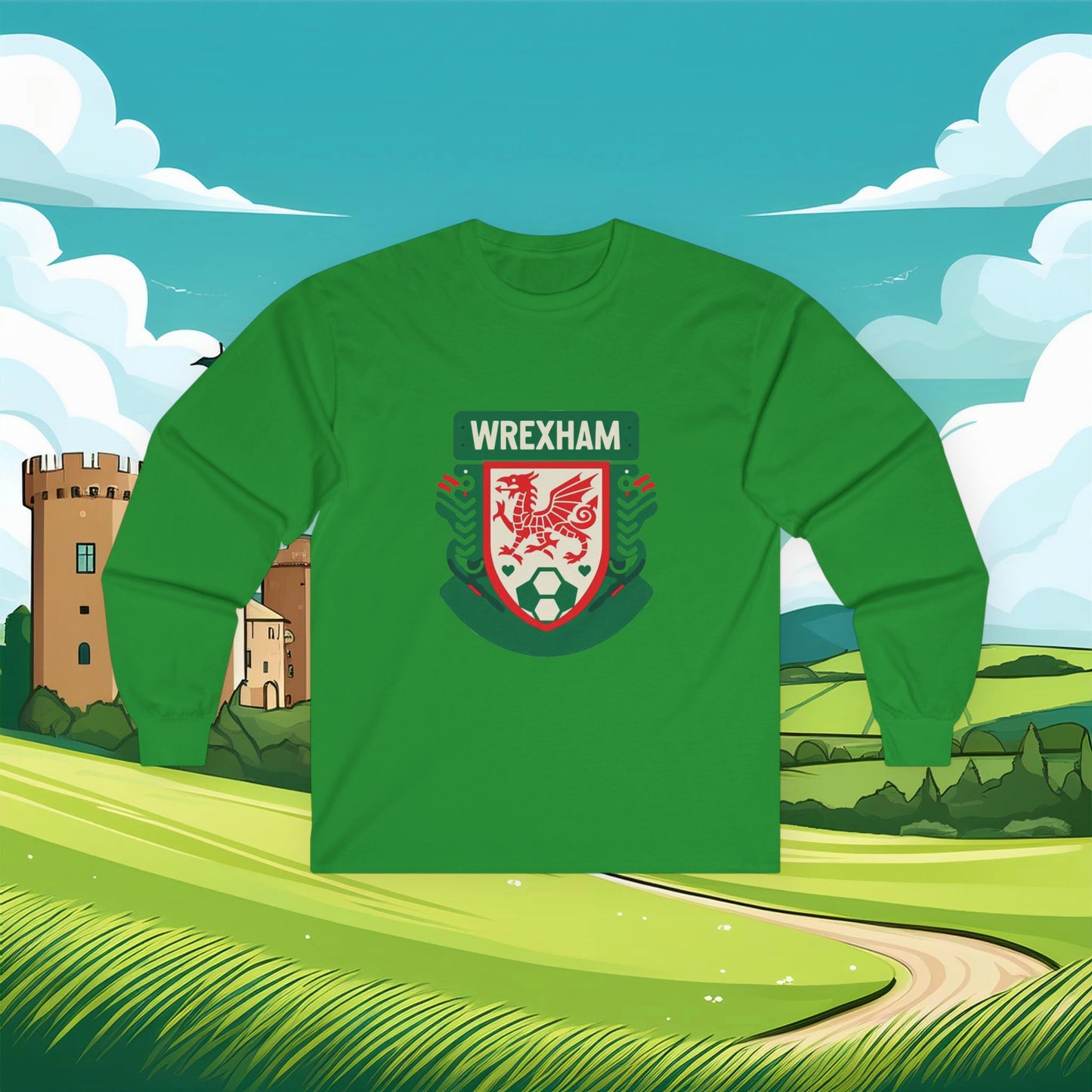 Wrexham Logo Long Sleeve Tee