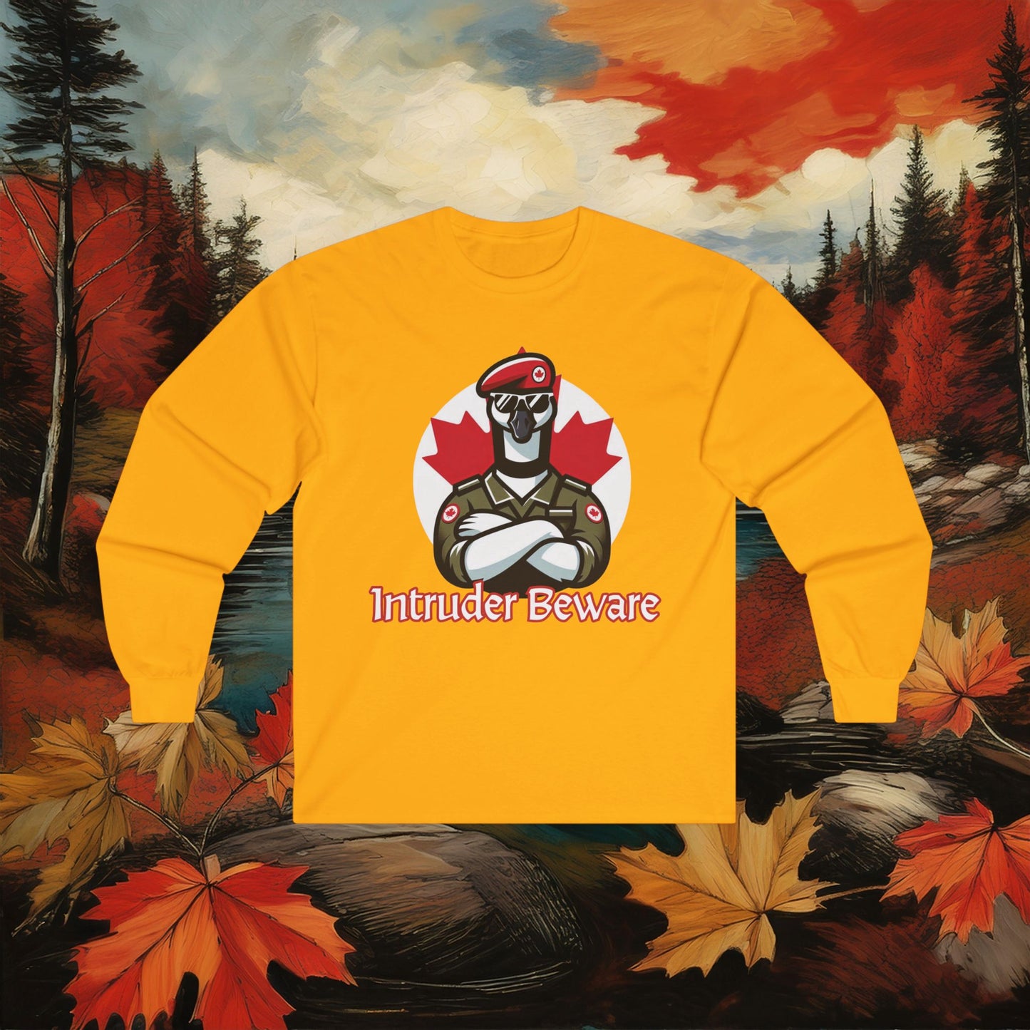Canadian Goose "Intruder Beware" Long Sleeve Tee