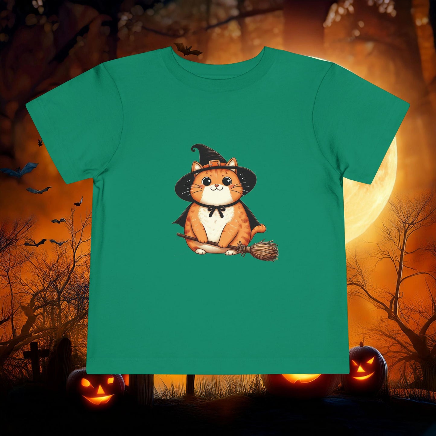 Trick or Treat Cat Toddler Tee