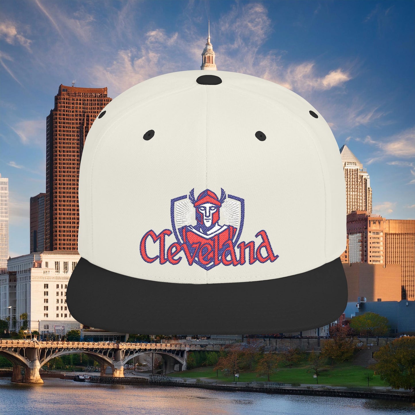 Cleveland Baseball Flat Bill Snapback