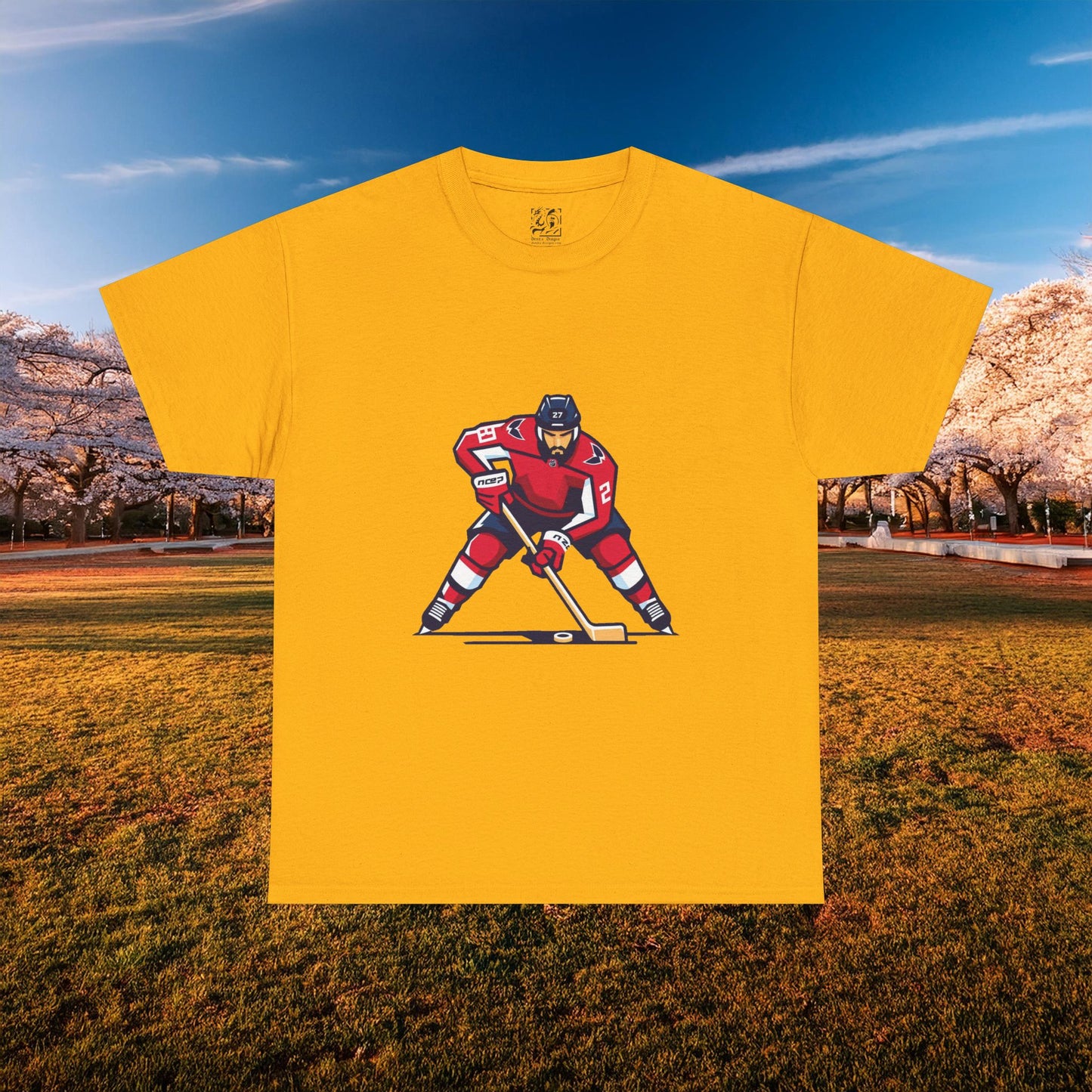 Washington Hockey Player Tee