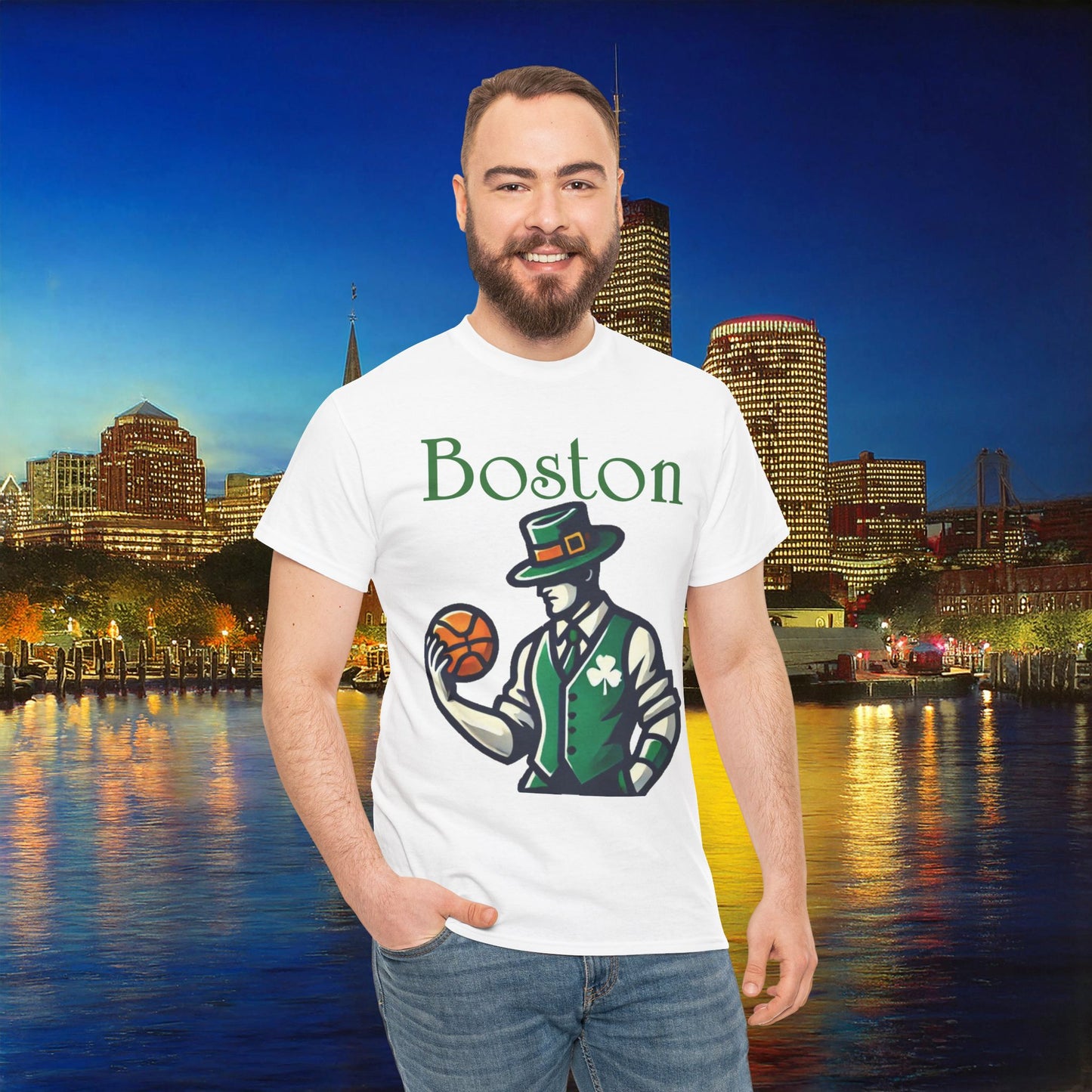 Boston Basketball Tee