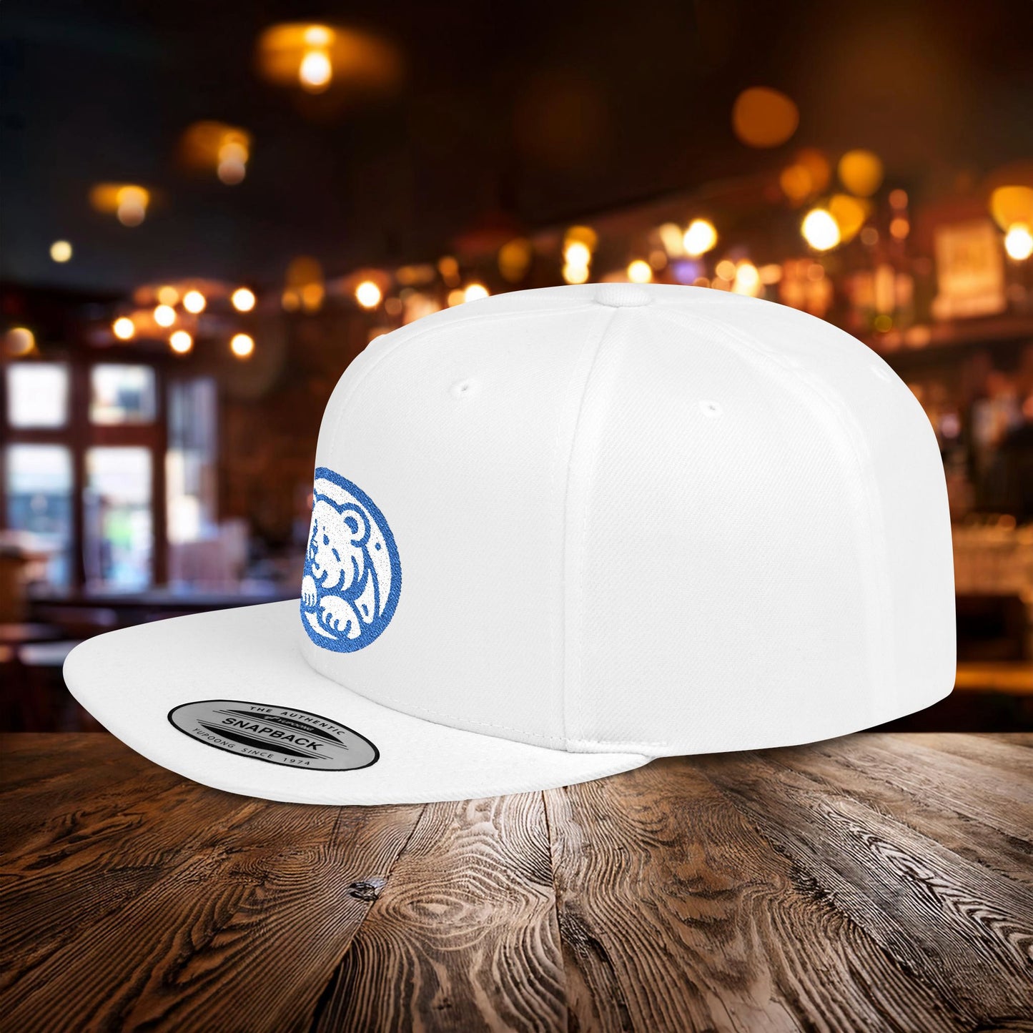 Bear Cub Flat Bill Snapback