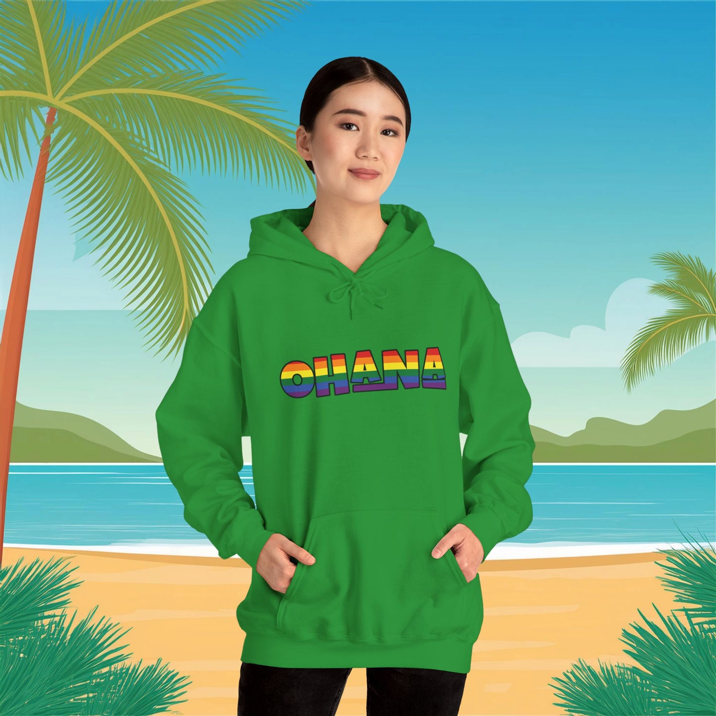 Rainbow Ohana Hoodie