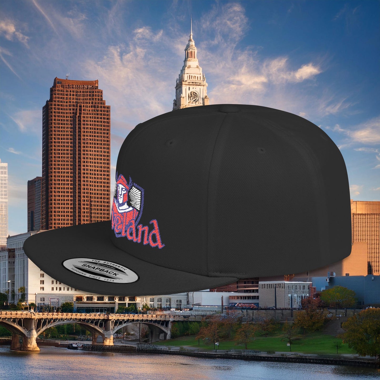 Cleveland Baseball Flat Bill Snapback