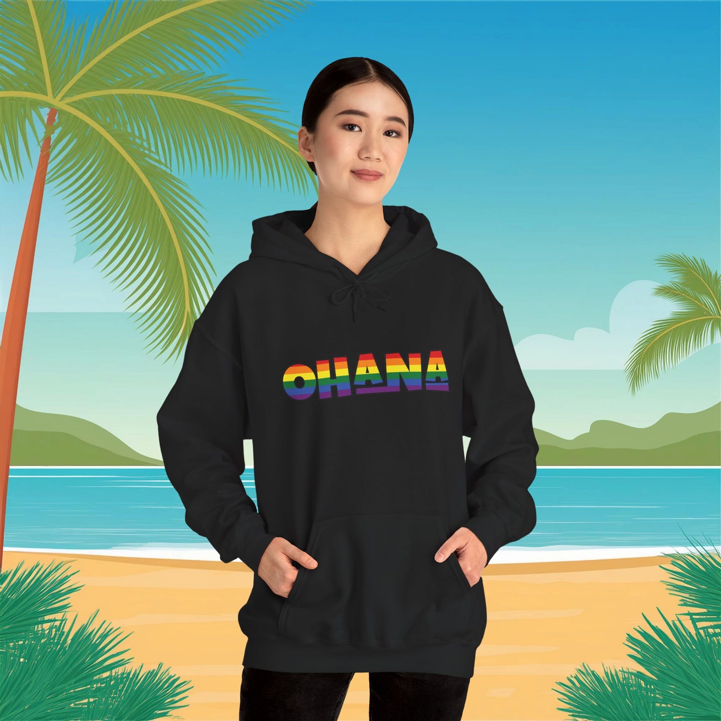 Rainbow Ohana Hoodie