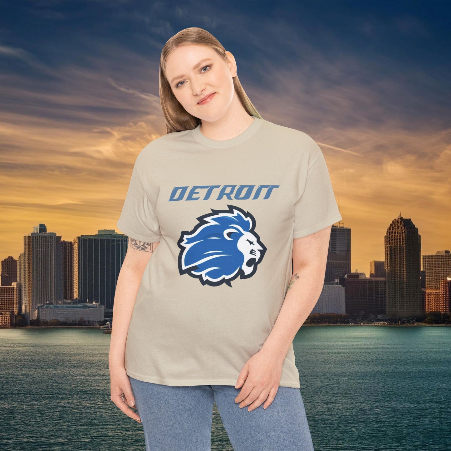 Detroit Football Logo Tee