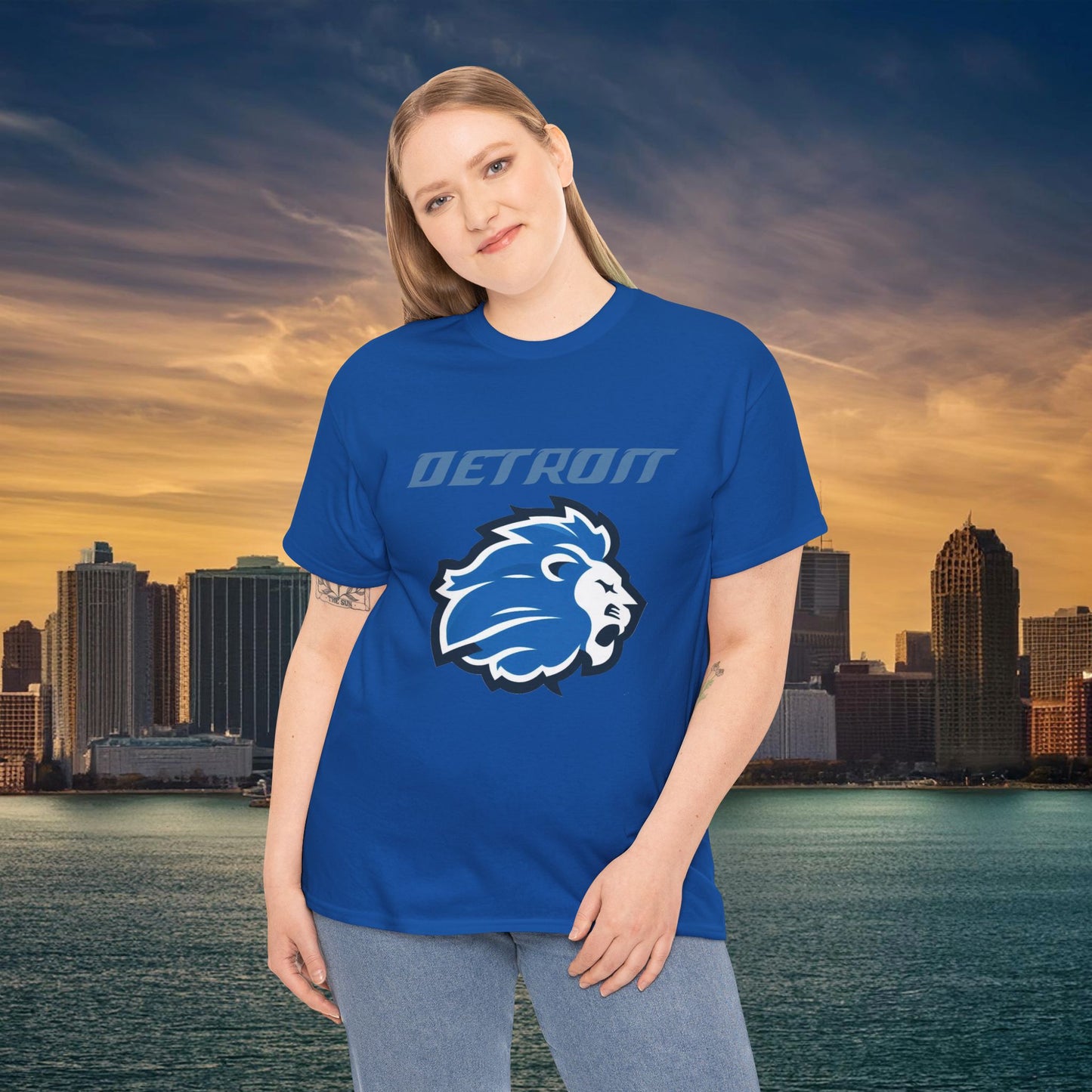 Detroit Football Logo Tee