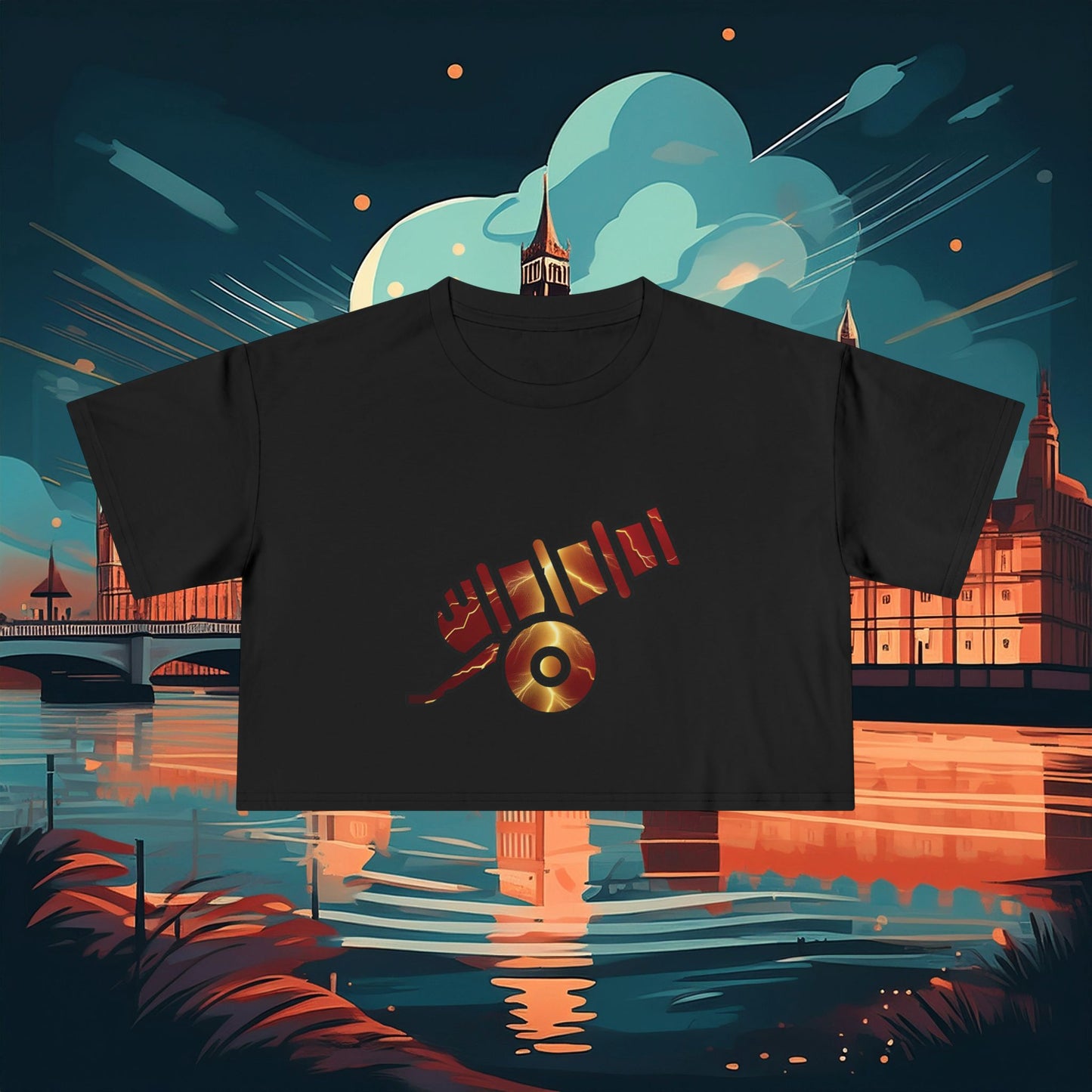 Lightning Artillery Women's Crop Tee