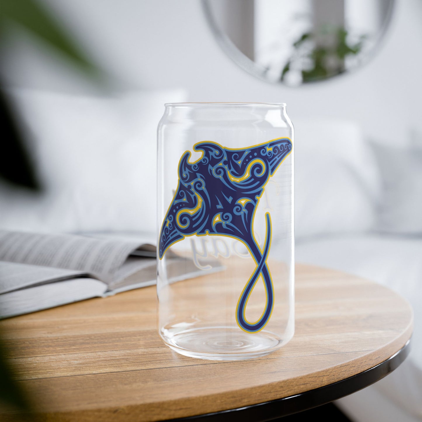 Manta Ray Sipper Glass
