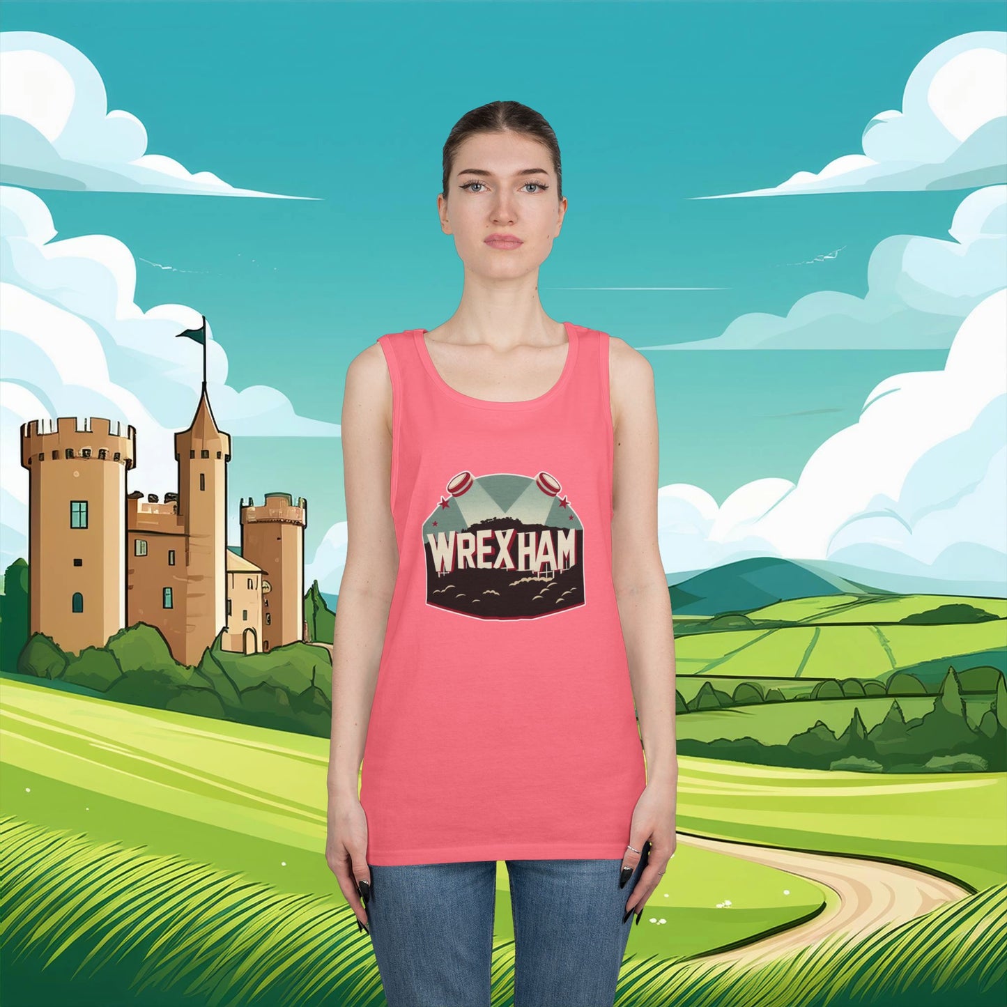 Wrexham Hollywood Sign Tank Top