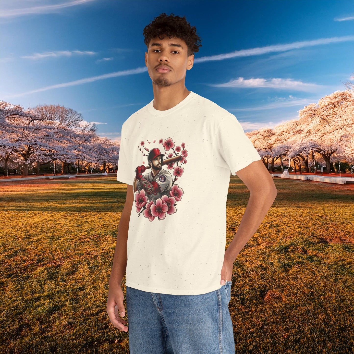 Washington Baseball Cherry Blossom Tee