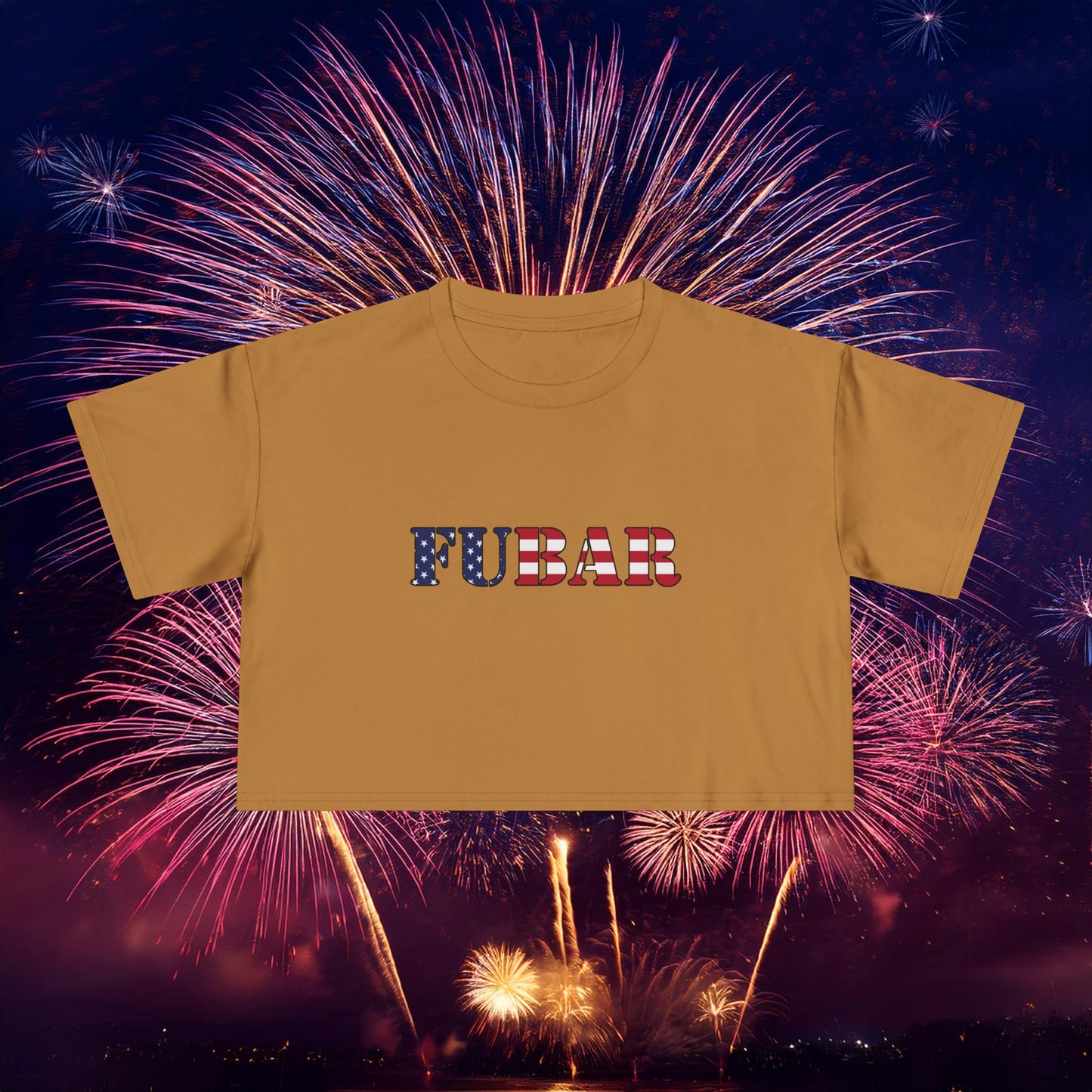 USA FUBAR Women's Crop Tee