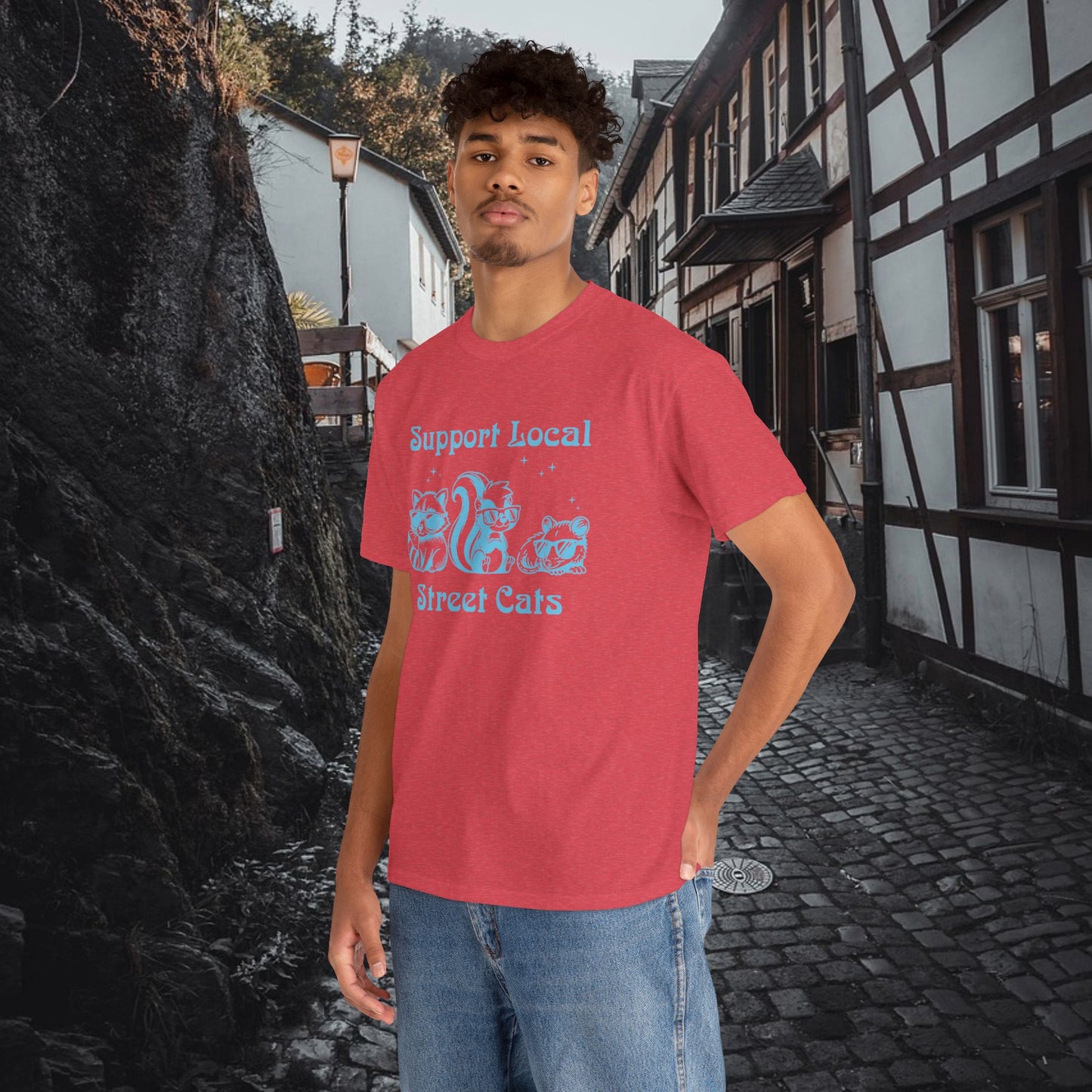 Support Local Street Cats Tee