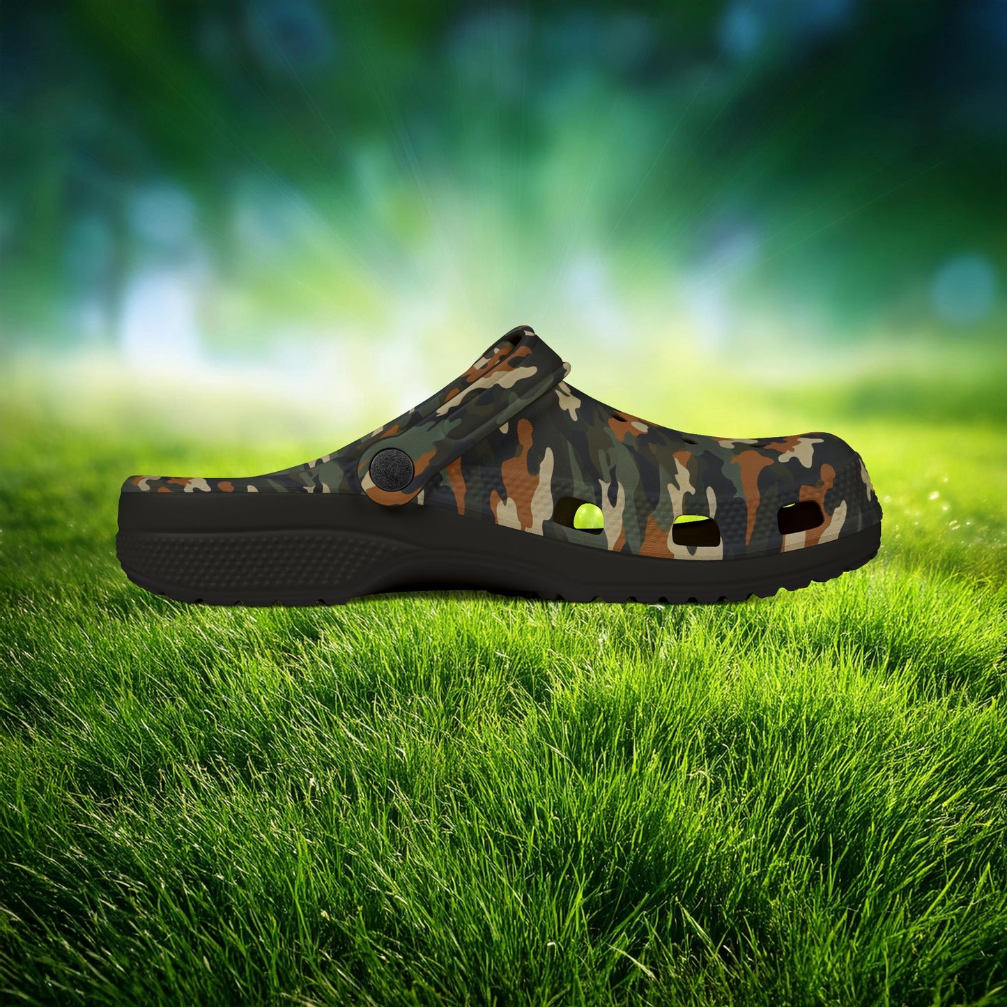Camouflage Foam Clogs
