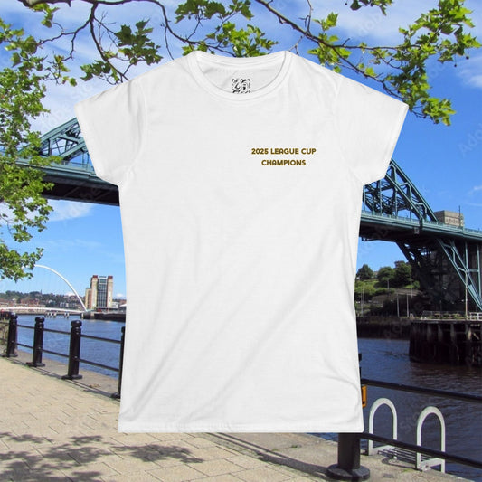 Newcastle Cup Champions Crest Women's Softstyle Tee
