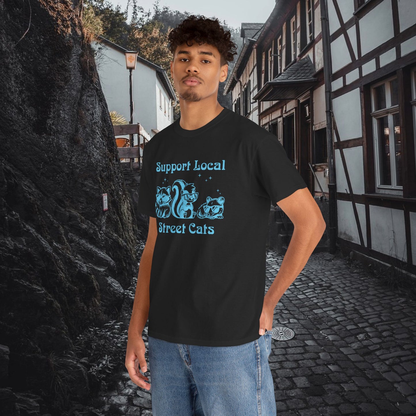 Support Local Street Cats Tee