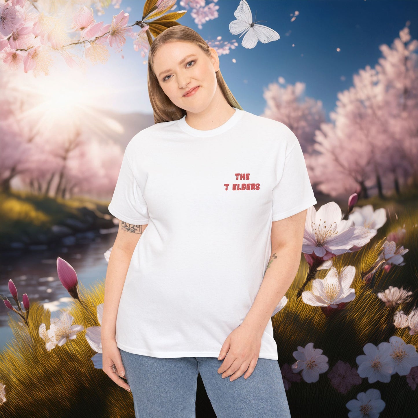 The T Elders Butterfly Unisex Cotton Tee