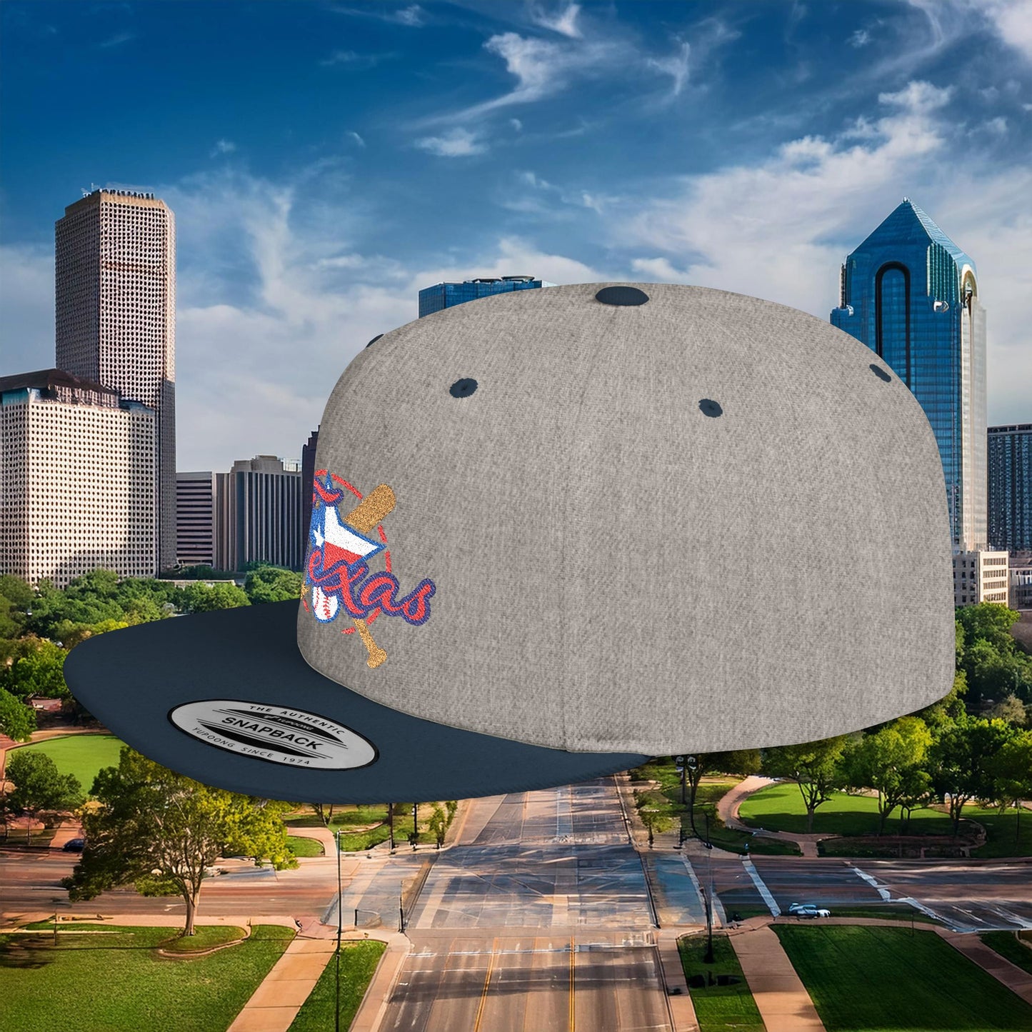 Texas Baseball Flat Bill Snapback