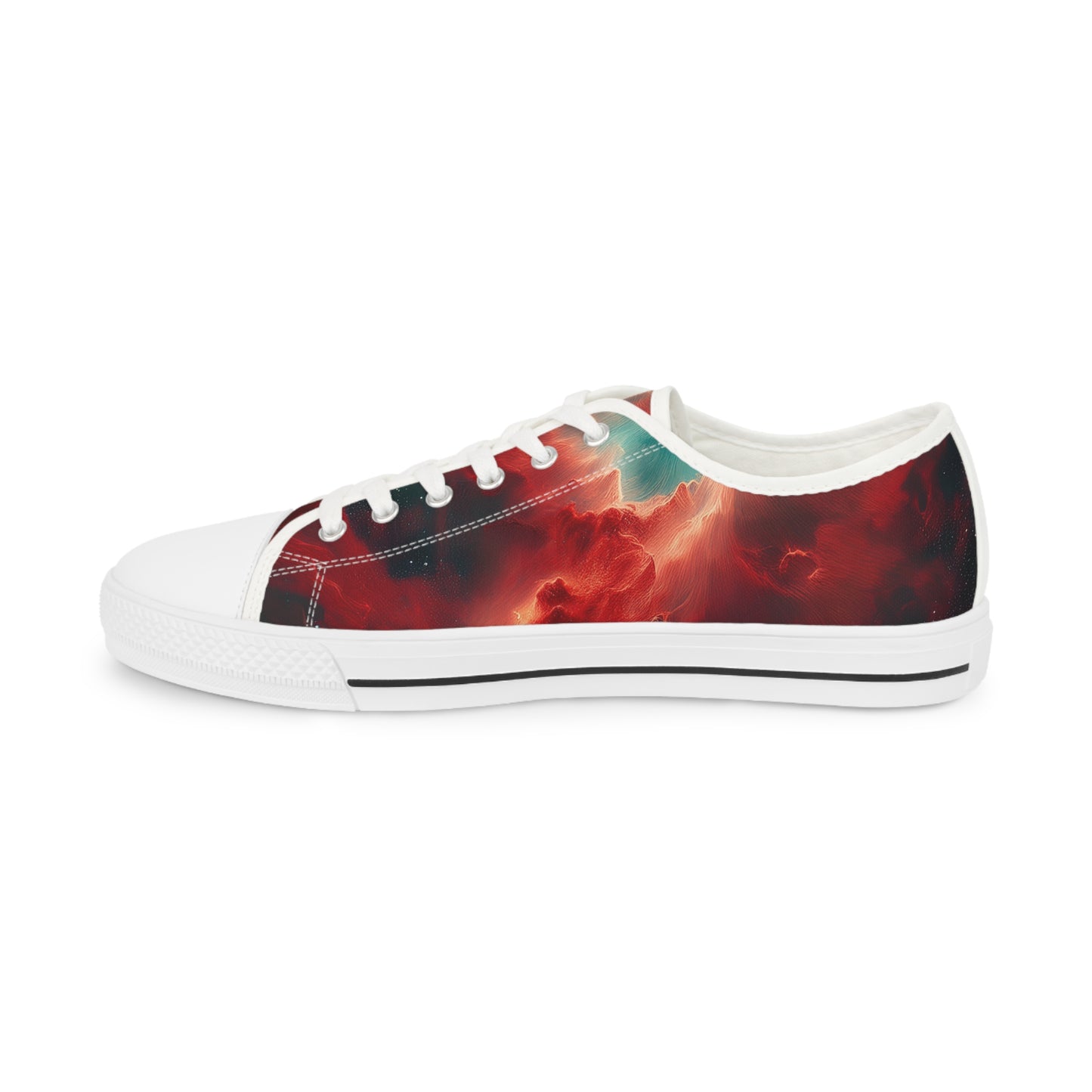 Liverpool Red Galaxy Men's Low Top Sneakers