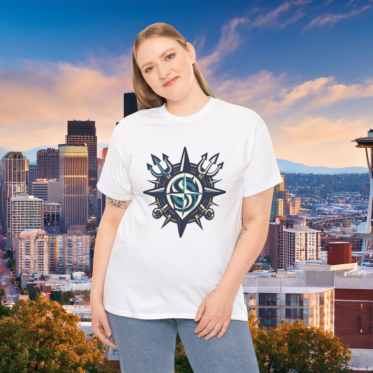 Seattle Baseball Crest Tee