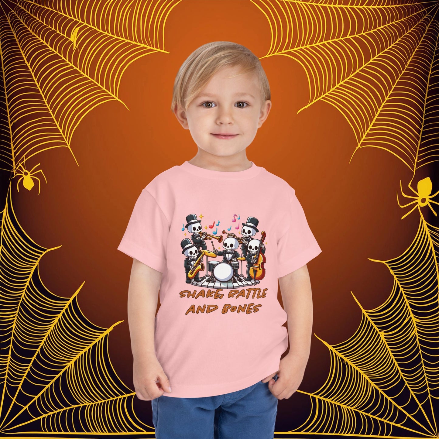 Skeleton Shake, Rattle and Bones Toddler Tee