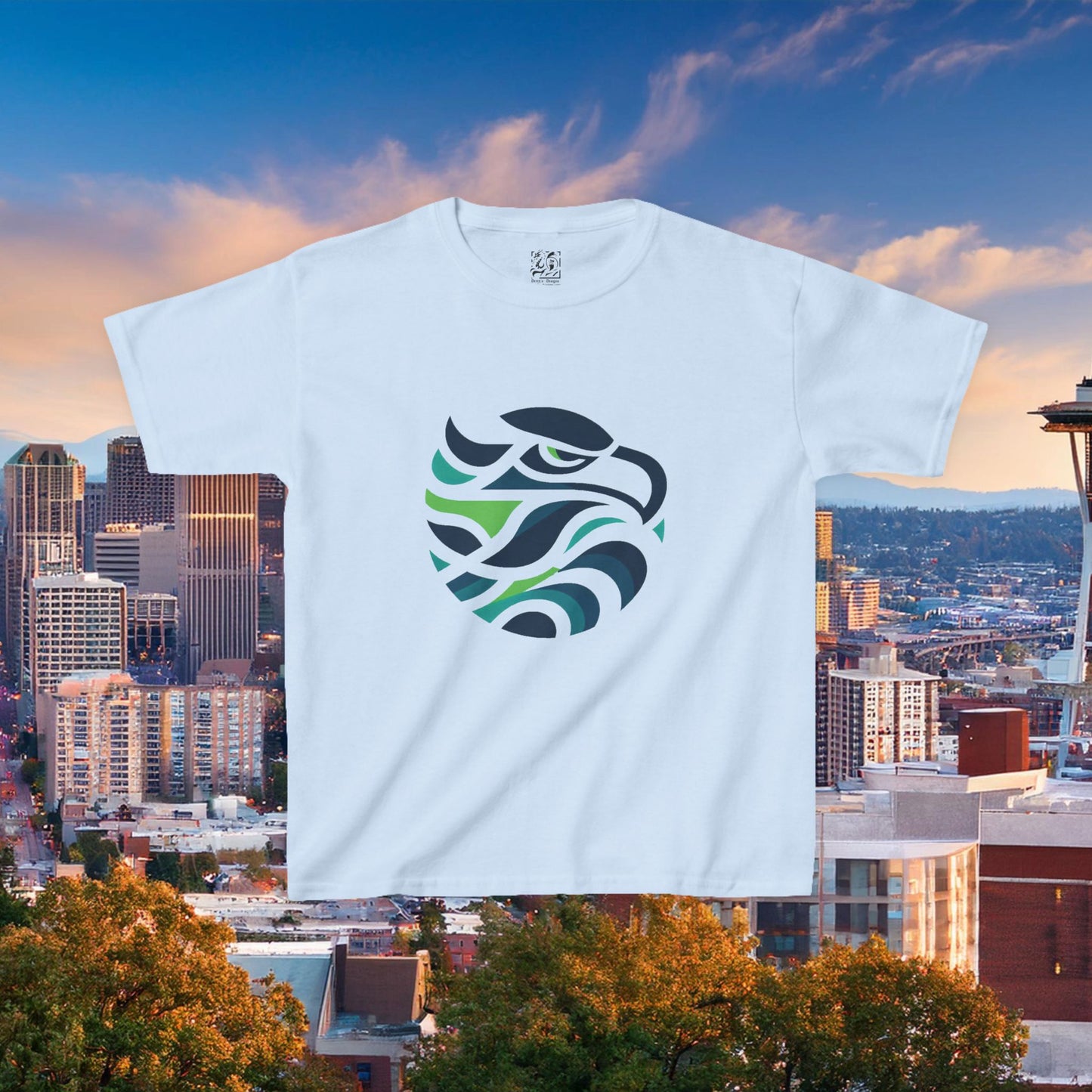 Seattle Football Logo Kids Tee