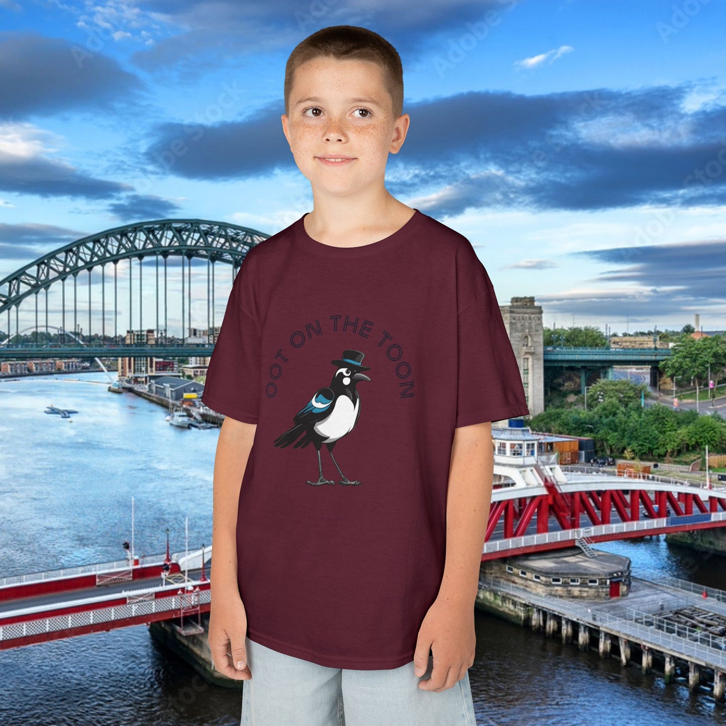 Newcastle United "Oot on the Toon" Kids Tee