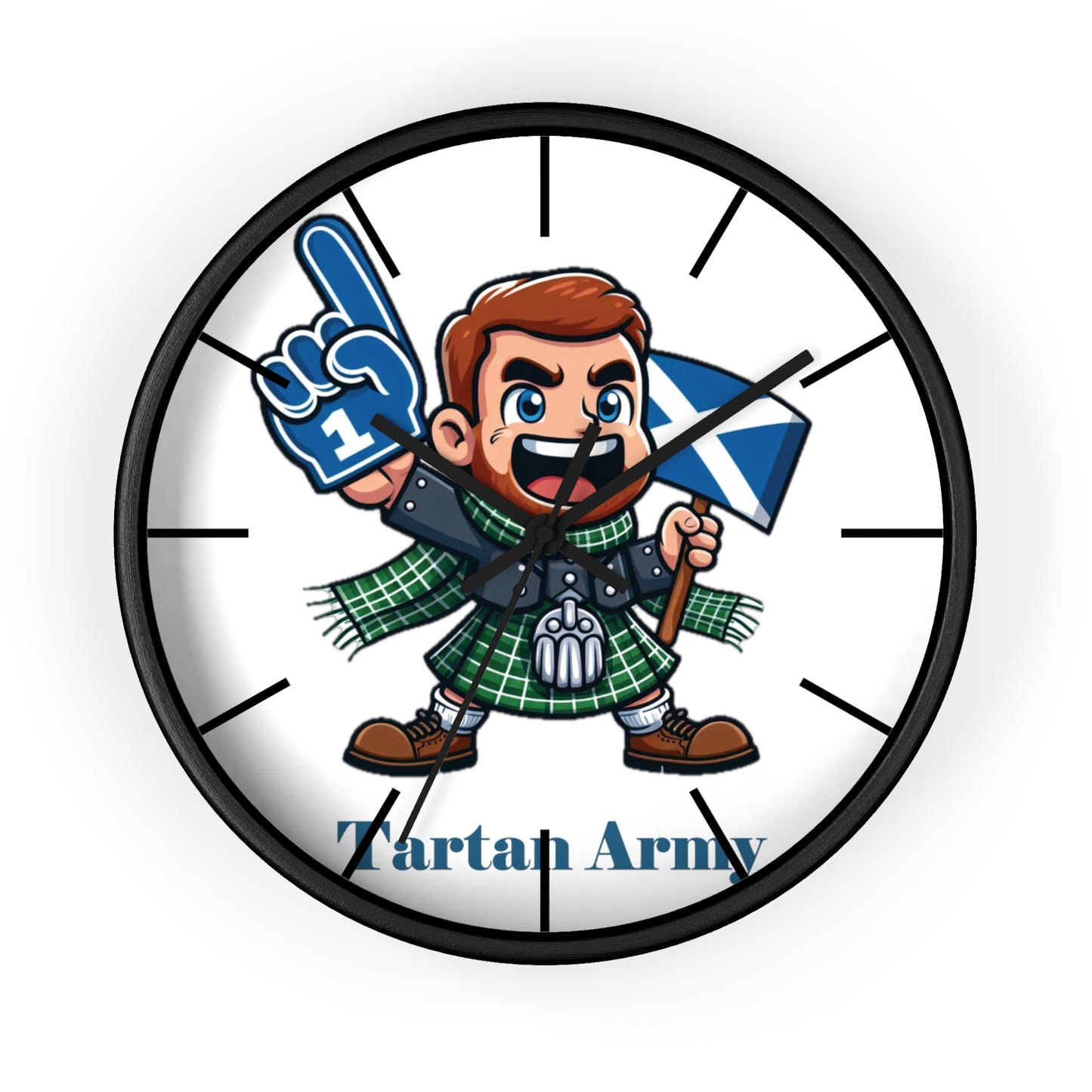 Tartan Army Wall Clock