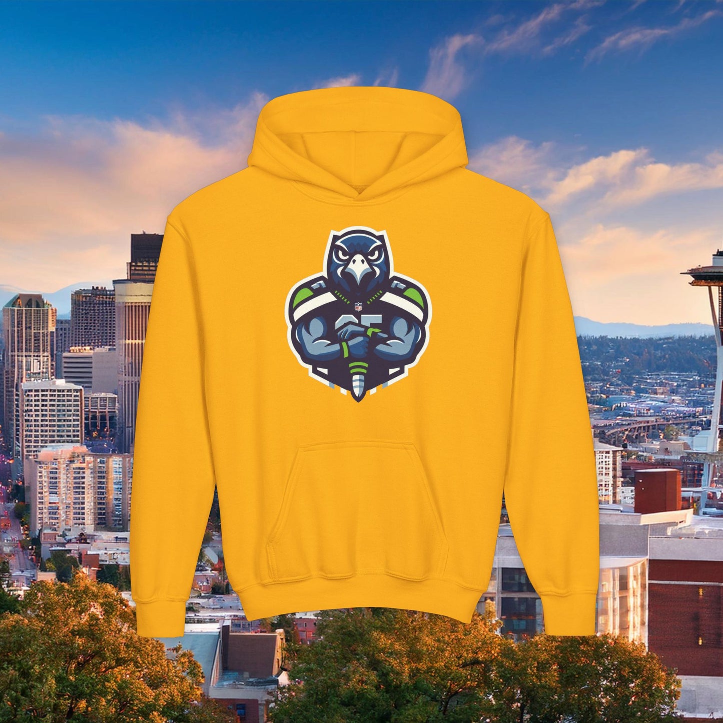 Seattle Football Player Youth Hoodie