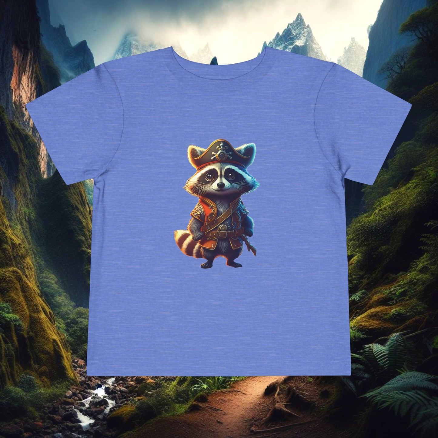 Raccoon Pirate Toddler Tee