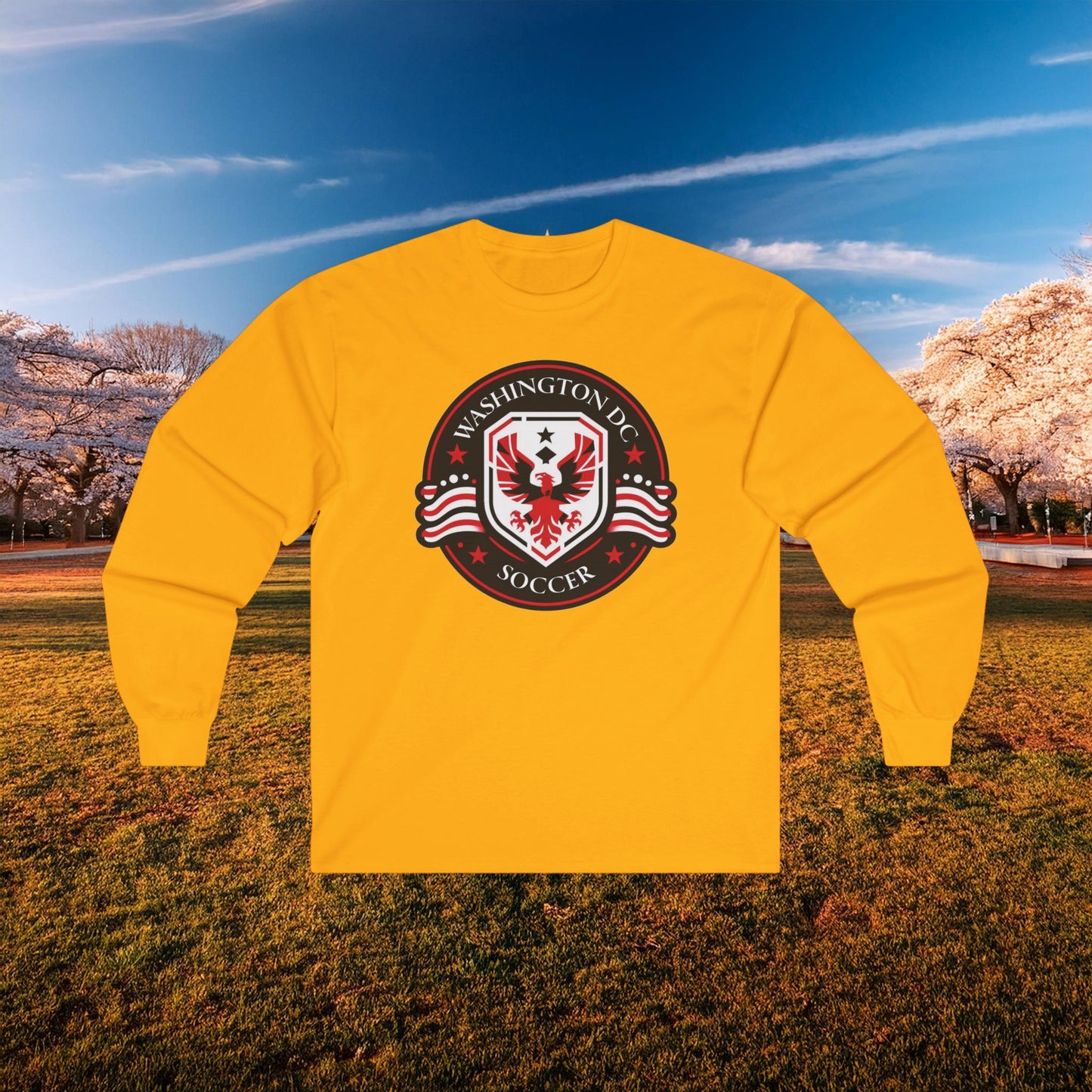 DC United Crest Long Sleeve Tee