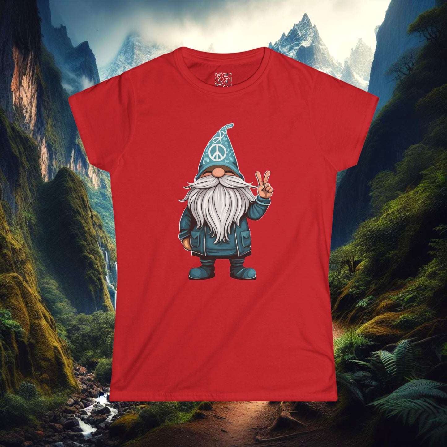 Peace Gnome Women's Softstyle Tee