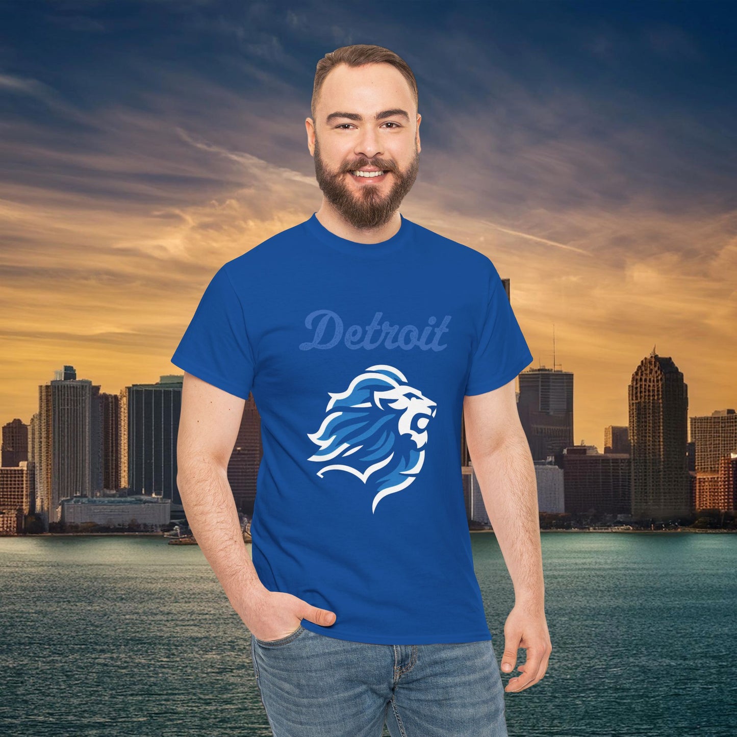 Detroit Football Crest Tee